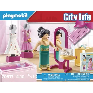 Comparateur de prix : Playmobil City Life 70677 Set cadeau Boutique de mode