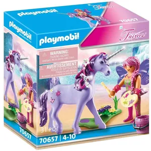 Non communiqué Playmobil Playmobil Fairies 70657 - Fée Des Arts Avec Licorne pas cher