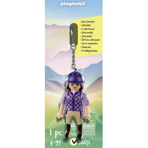 Comparateur de prix : PLAYMOBIL - 70651 - Porte-clé Cavalière - Enfant - 4 ans - 1 pièce - Malte - Rouge