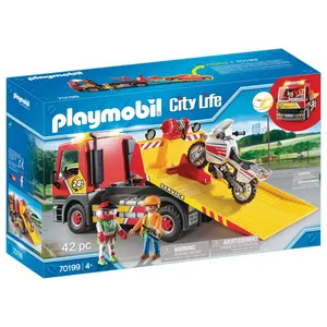 Comparateur de prix : PLAYMOBIL City Life - Camion de dépannage avec moto-cross et personnages