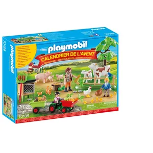Playmobil Playmobil 70189 - Calendrier De L'avent "Animaux De La Ferme pas cher