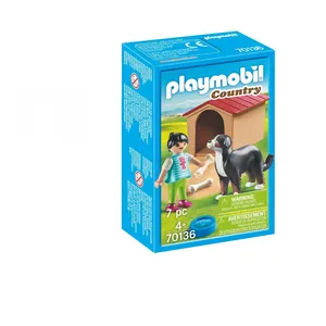 Comparateur de prix : PLAYMOBIL - 70136 - Country La Ferme - Enfant avec chien - Multicolore - 7 pièces