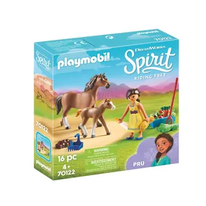 Playmobil Spirit Riding Free - Apo Avec Cheval Et Poulain 70122 Multicolore pas cher