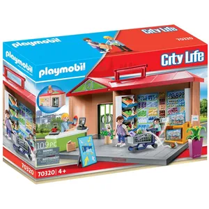 PLAYMOBIL ÉPICERIE TRANSPORTABLE - 70320 pas cher