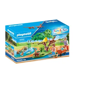 Comparateur de prix : Playmobil Family Fun 70344 Panda roux avec enfants
