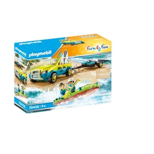 Comparateur de prix : PLAYMOBIL - 70436 - Voiture avec canoë - Family Fun - Plastique - Enfant - Rose