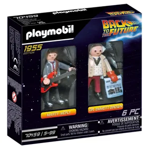 Comparateur de prix : Playmobil Playmobil 70459 - Back To The Future Marty Et Dr.Brown