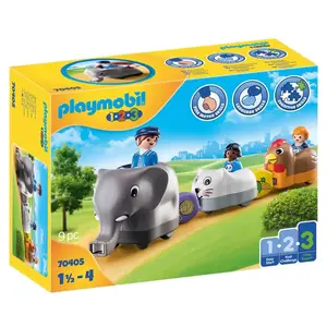 Comparateur de prix : Playmobil 1.2.3 70405 Train d'animaux