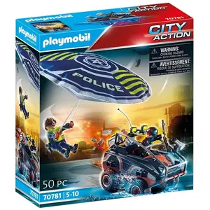 Comparateur de prix : Playmobil 70781 City Action : Policier parachutiste et quad du bandit