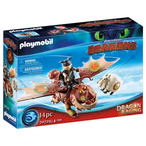 Playmobil DreamWorks Dragons © 70729 Dragon Racing Varek et Bouledogre