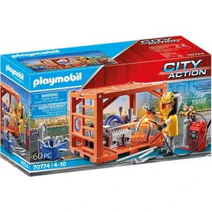 Comparateur de prix : Playmobil City Action 70774 Ouvrier et conteneur
