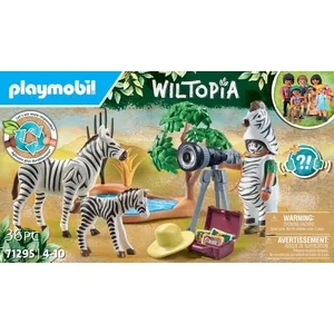 Playmobil Wiltopia 71295 Photographe avec déguisement et zèbres pas cher