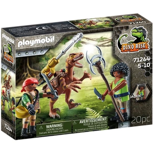 Playmobil Dino Rise 71264 Deinonychus et guerriers pas cher
