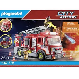 Comparateur de prix : Playmobil City Action Fire Truck with Flashing Lights
