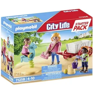 Comparateur de prix : Playmobil City Life 71258 Starter Pack Nourrice avec enfants