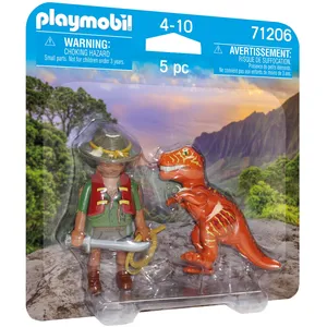 Comparateur de prix : Playmobil Figurines Articulées 71206 Dinosaure Explorateur 5 Pièces Duo TU