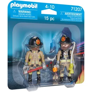 Comparateur de prix : Playmobil Figurines Articulées 71207 Sapeur-pompier 15 Pièces Duo TU