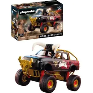 Playmobil WWE The Rock Monster Truck pas cher