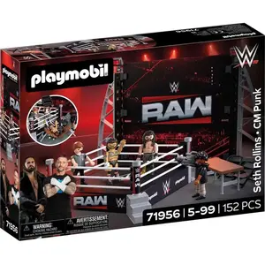 Jeu de collection PLAYMOBIL WWE® RAW : Arène de combat