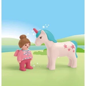 Fée et licorne Playmobil Junior 71893 pas cher