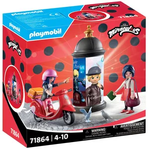 Comparateur de prix : Playmobil Miraculous 71864 Miraculous Marinette à scooter & Kagami