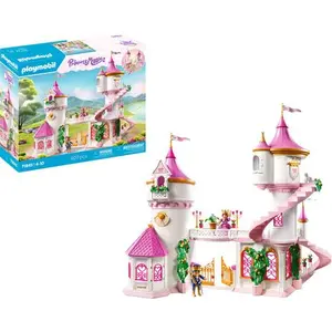 Comparateur de prix : Playmobil Château De Princesse Avec Figurine De Couple Royal