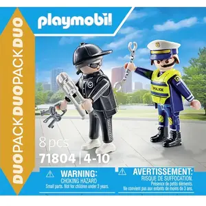 Comparateur de prix : 71804 Policier et bandit avec accessoires Playmobil