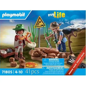 Comparateur de prix : PLAYMOBIL Chercheurs et fossiles de dinosaures