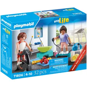 Comparateur de prix : 71806 Sportifs avec matériel de fitness Playmobil