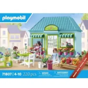 Comparateur de prix : PLAYMOBIL - Boutique de fleuriste et salon de thé - 71807 - Promo Pack