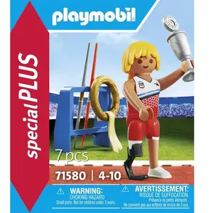 Comparateur de prix : Playmobil Lanceur de javelot SpecialPlus 71580 avec personnage et accessoires - Neuf