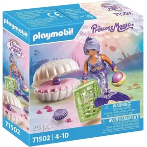 Comparateur de prix : Playmobil Playmobil Princess Magic 71502 - Sirène avec coquillage et perle
