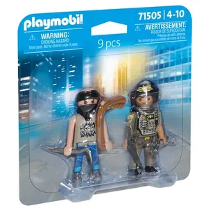 Comparateur de prix : Playmobil Playmobil Policiers 71505 - Duo Pack Policier Et Bandit