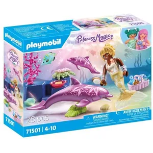 Comparateur de prix : Playmobil® - Sirène avec dauphins - 71501 - PLAYMOBIL  Princess Magic