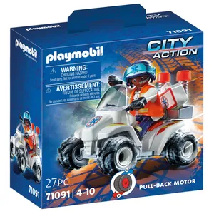 Comparateur de prix : Playmobil Playmobil 71091 - Secouriste Et Quad