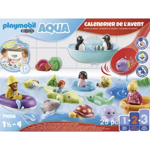 71086 - Calendrier De L'avent : Playmobil 1.2.3 Aqua pas cher