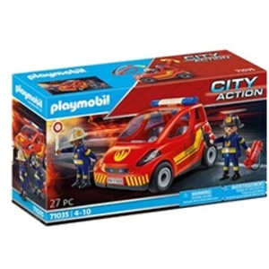 Comparateur de prix : Jouet - PLAYMOBIL - City Action - Le véhicule de pompier - Mixte - Rouge, jaune et bleu