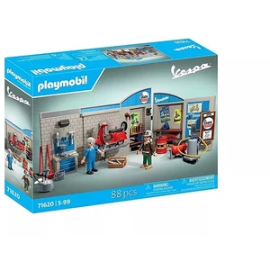 Comparateur de prix : Playmobil Playmobil Vespa 71620 - Vespa Garage - Style Rétro - Années 60