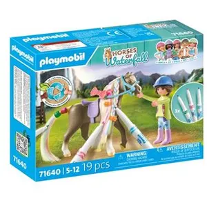 Comparateur de prix : PLAYMOBIL 71640 Set créatif avec cheval et crayons - Horses of Waterfall