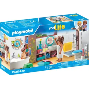 Comparateur de prix : Playmobil Playmobil My Life 71611 - Salle De Bains Avec Douche Et Baignoire