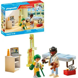 Comparateur de prix : Playmobil Pédiatre avec Enfant - Kit de Jeu Complet pour Petits Médecins - Neuf