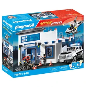 Comparateur de prix : Playmobil Action Heroes 71602 - Poste De Police Et Véhicules (Spécial 50 Ans)