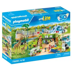 Comparateur de prix : PLAYMOBIL 71600 Parc animalier avec visiteurs, My Life, 66 pièces, Dès 4 ans