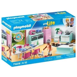 Comparateur de prix : Playmobil Cuisine Avec Ilot Central - 71608 Pour Enfant - Jouet D'imitation