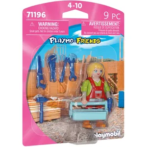 Comparateur de prix : Jeux de construction - PLAYMOBIL - Playmo-Friends Bricoleuse 71196 - Blanc - Mixte - Enfant