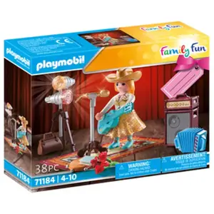 Comparateur de prix : Playmobil Playmobil Family Fun 71184 - Set Cadeau Chanteuse De Country