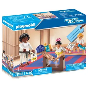 Comparateur de prix : Playmobil Sports And Action Set Cadeau Entrainement De Karaté 71186 Multicolore
