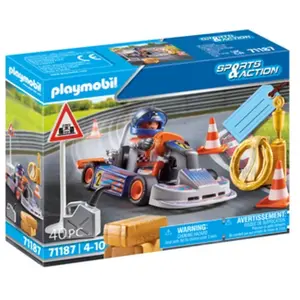 Playmobil Playmobil Sports Et Action 71187 - Set Cadeau Pilote De Kart pas cher