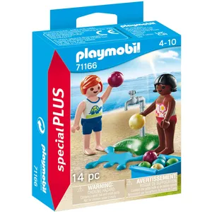 Comparateur de prix : Playmobil Playmobil Special Plus 71166 - Enfants Avec Ballons D'eau