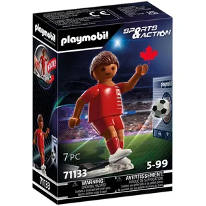 JUGADOR FUTBOL CANADA PLAYMOBIL pas cher